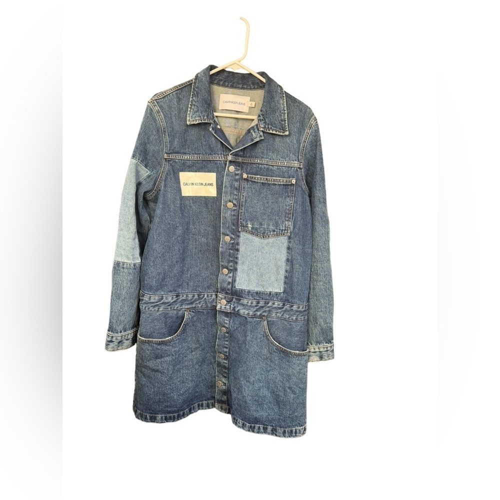 Calvin Klein Jeans Ck Patchwork Denimtrucker Dres… - image 3